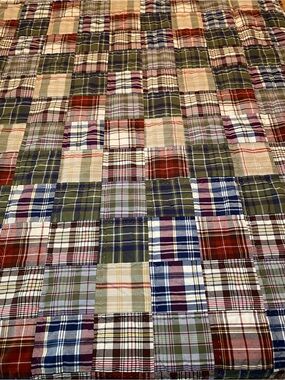 Queen Plaid Patchwork Cotton Quilt - Multicolor by Woolrich 92x88